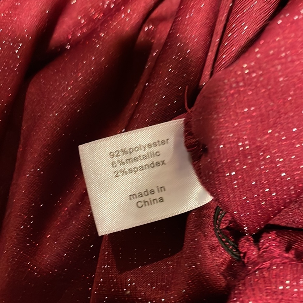 NWOT Lane Bryant holiday shimmer blouse​ - Picture 7 of 8